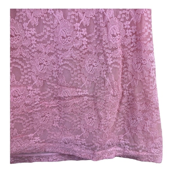 NWT CROFT & BARROW Short Waisted Soft Stretch Sleeveless Pink Shirt Top LARGE - Picture 3 of 8